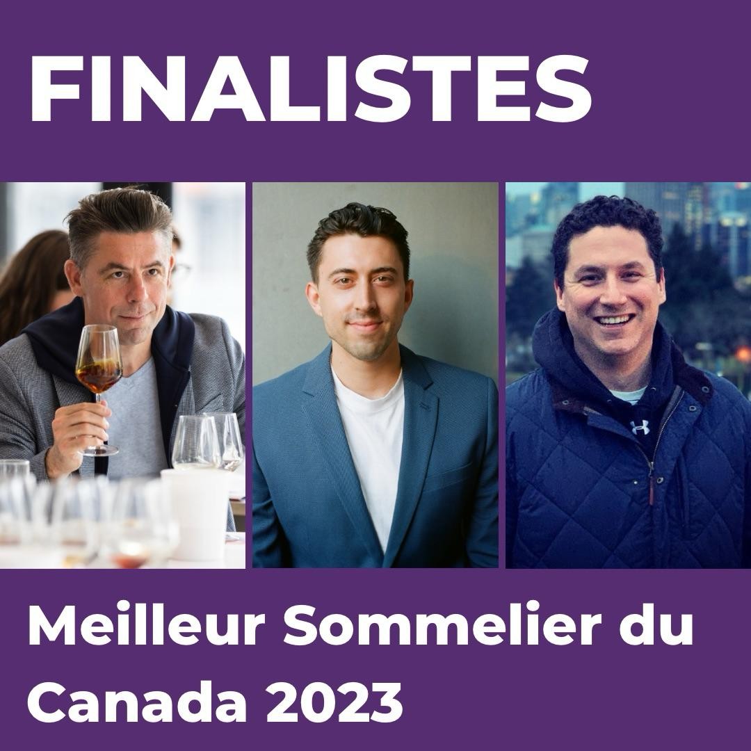 Nos deux candidats québécois brillent au Concours Meilleur Sommelier du Canada 2023